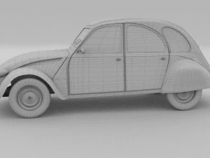 citroen 2cv 3D Model
