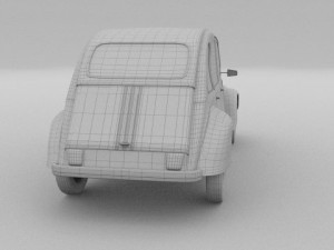 citroen 2cv 3Dモデル