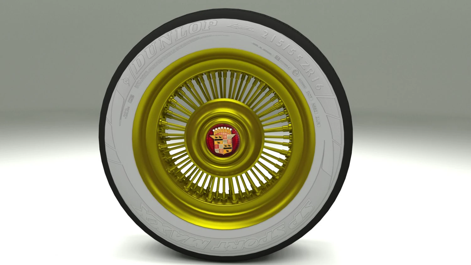 cadillac wheel 3D Model .c4d .max .obj .3ds .fbx .stl .blend 