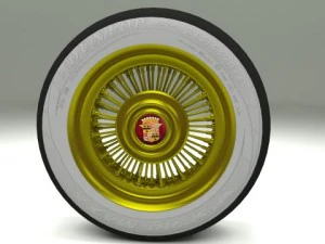ruota della cadillac Modello 3D