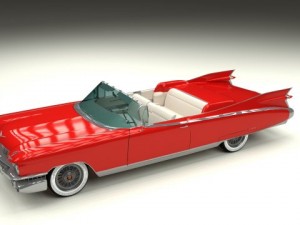 1959 cadillac eldorado biarritz 3D Модель