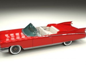 1959 cadillac eldorado biarritz 3D Модель