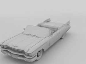 1959 cadillac eldorado biarritz 3D Модель