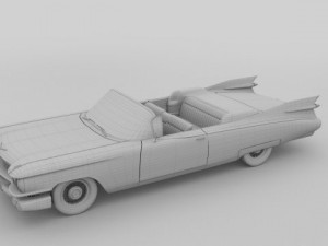 1959 cadillac eldorado biarritz 3D Модель