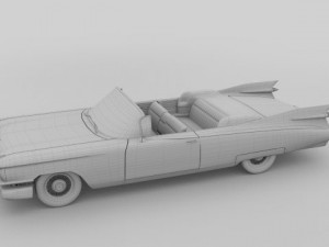 1959 cadillac eldorado biarritz 3D Модель
