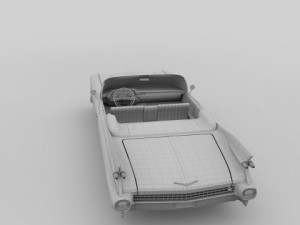 1959 cadillac eldorado biarritz 3D Модель