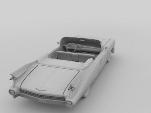 1959 cadillac eldorado biarritz 3D Модель