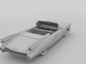 1959 cadillac eldorado biarritz 3D Модель