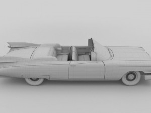 1959 cadillac eldorado biarritz 3D Модель