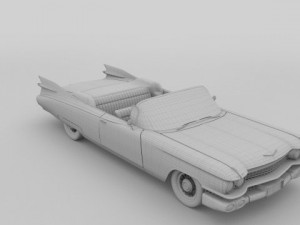 1959 cadillac eldorado biarritz 3D Модель