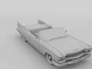 1959 cadillac eldorado biarritz 3D Модель