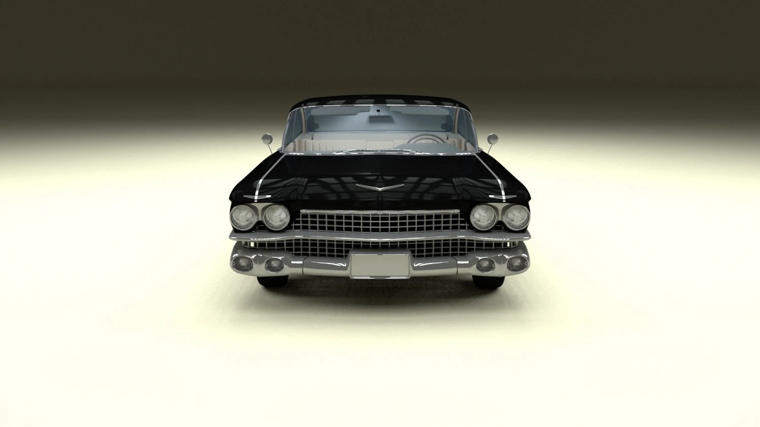 1959 cadillac eldorado coupe 3D Model .c4d .max .obj .3ds .fbx .stl .blend