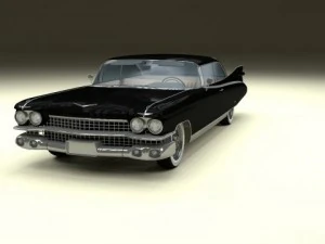1959 cadillac eldorado coupe 3D Model