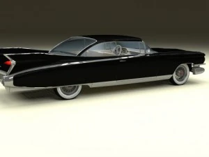 1959 cadillac eldorado coupe 3D Model