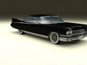 1959 cadillac eldorado coupe 3D Model