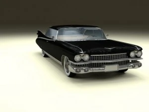 1959 cadillac eldorado coupe 3D Model