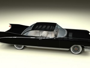 1959 cadillac eldorado coupe Modèle 3D