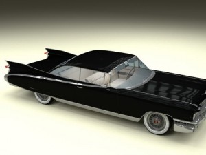 1959 cadillac eldorado coupe Modèle 3D