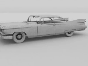 1959 cadillac eldorado coupe 3D Model