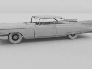 1959 cadillac eldorado coupe 3D Model