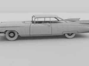 1959 cadillac eldorado coupe 3D Model