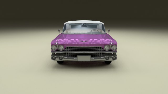 1959 cadillac eldorado biarritz top Modèle 3D .c4d .max .obj .3ds .fbx .stl .blend 