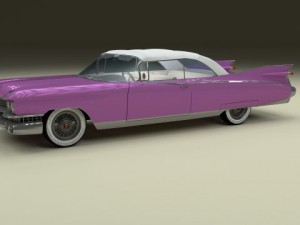 1959 cadillac eldorado biarritz top Modèle 3D