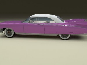 1959 cadillac eldorado biarritz top Modèle 3D