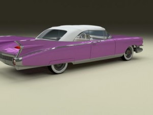 1959 cadillac eldorado biarritz top Modèle 3D