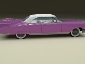 1959 cadillac eldorado biarritz top Modèle 3D