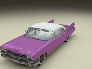 1959 cadillac eldorado biarritz top Modèle 3D