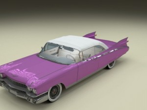 1959 cadillac eldorado biarritz top Modèle 3D