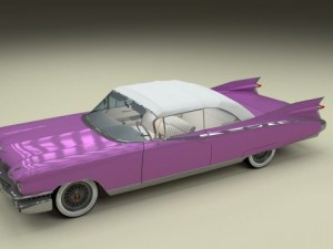 1959 cadillac eldorado biarritz top Modèle 3D