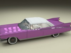 1959 cadillac eldorado biarritz top Modèle 3D