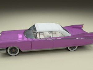 1959 cadillac eldorado biarritz top Modèle 3D
