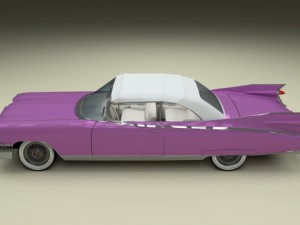 1959 cadillac eldorado biarritz top Modèle 3D