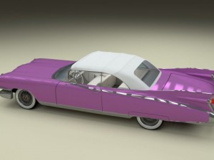1959 cadillac eldorado biarritz top Modèle 3D