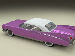 1959 cadillac eldorado biarritz top Modèle 3D