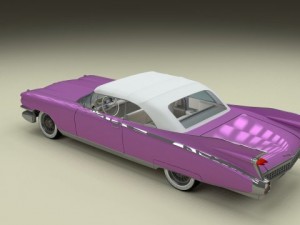 1959 cadillac eldorado biarritz top Modèle 3D