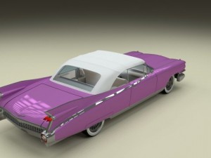 1959 cadillac eldorado biarritz top Modèle 3D