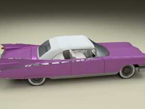 1959 cadillac eldorado biarritz top Modèle 3D