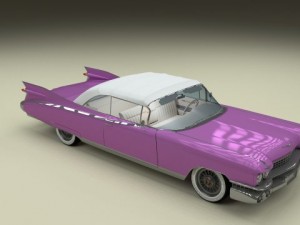 1959 cadillac eldorado biarritz top Modèle 3D