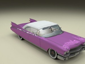 1959 cadillac eldorado biarritz top Modèle 3D