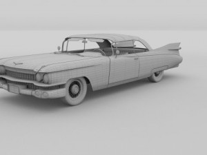 1959 cadillac eldorado biarritz top Modèle 3D