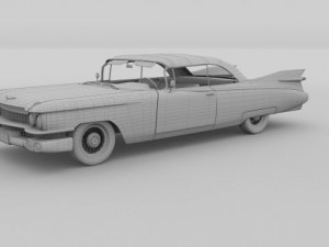1959 cadillac eldorado biarritz top Modèle 3D