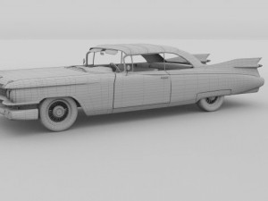 1959 cadillac eldorado biarritz top Modèle 3D