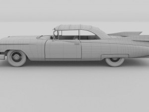 1959 cadillac eldorado biarritz top Modèle 3D