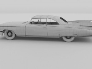1959 cadillac eldorado biarritz top Modèle 3D
