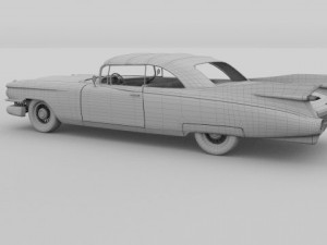1959 cadillac eldorado biarritz top Modèle 3D