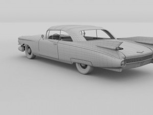 1959 cadillac eldorado biarritz top Modèle 3D